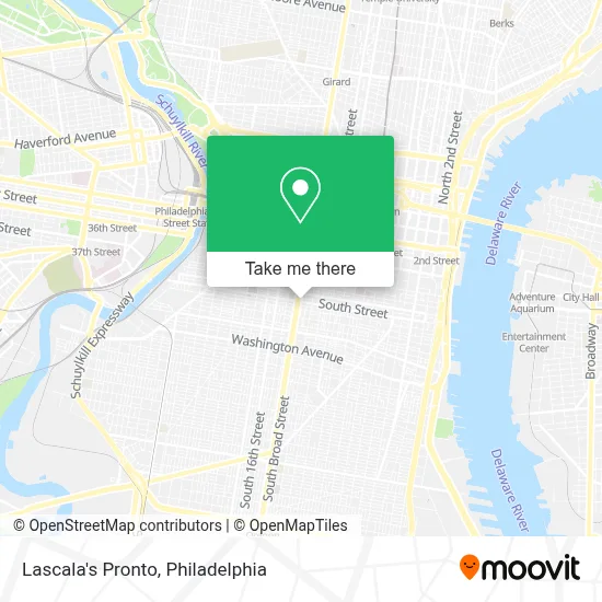 Lascala's Pronto map