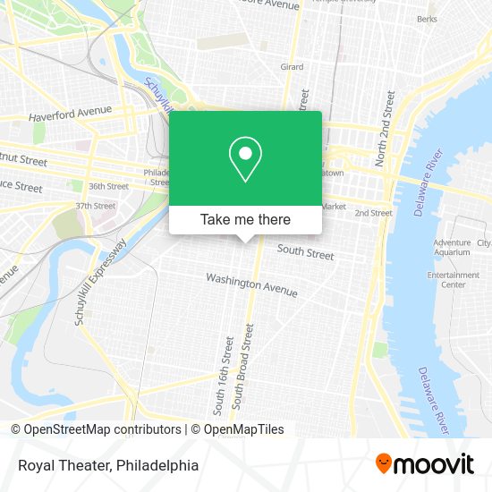 Royal Theater map