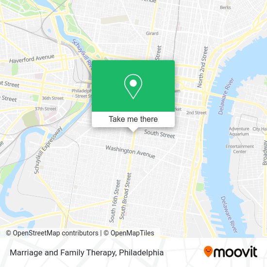 Marriage and Family Therapy map