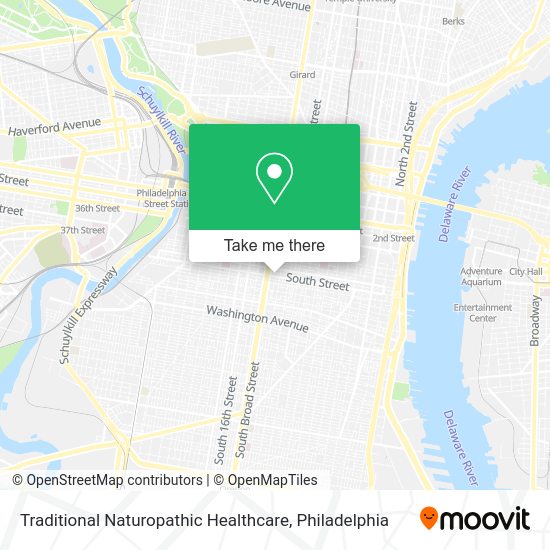 Traditional Naturopathic Healthcare map