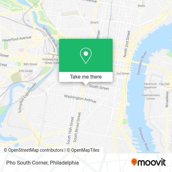 Pho South Corner map