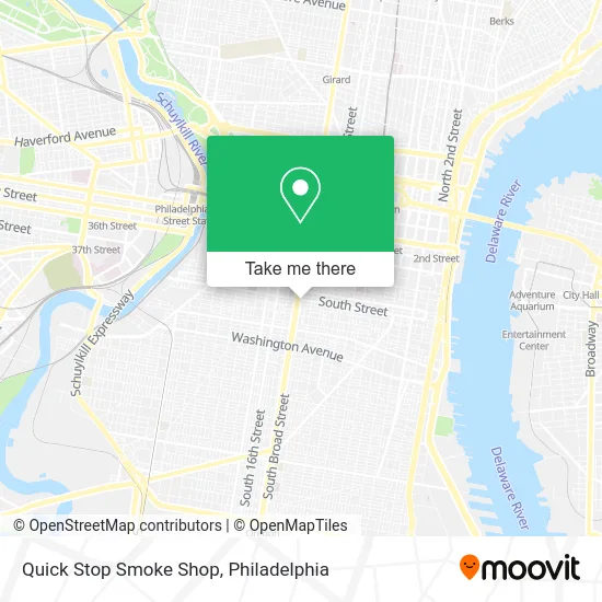 Quick Stop Smoke Shop map