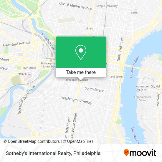 Sotheby's International Realty map