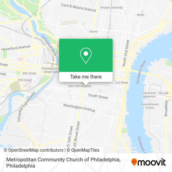 Mapa de Metropolitan Community Church of Philadelphia