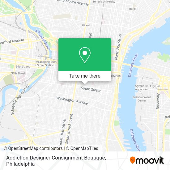 Addiction Designer Consignment Boutique map