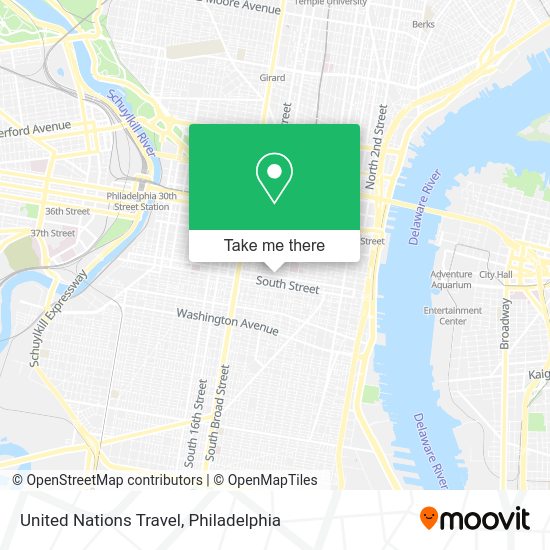 United Nations Travel map