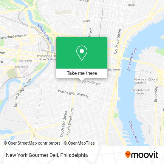 New York Gourmet Deli map