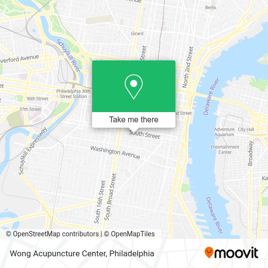 Wong Acupuncture Center map