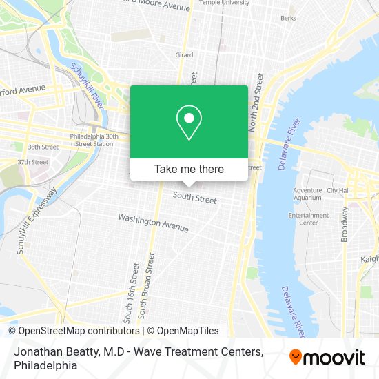 Mapa de Jonathan Beatty, M.D - Wave Treatment Centers