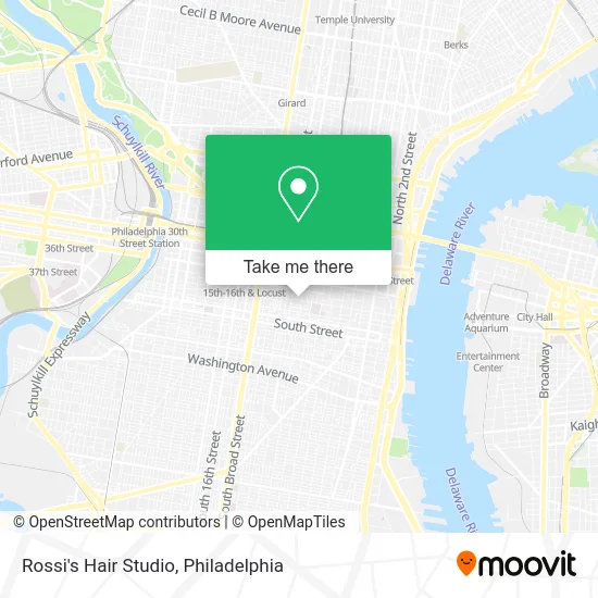 Rossi's Hair Studio map