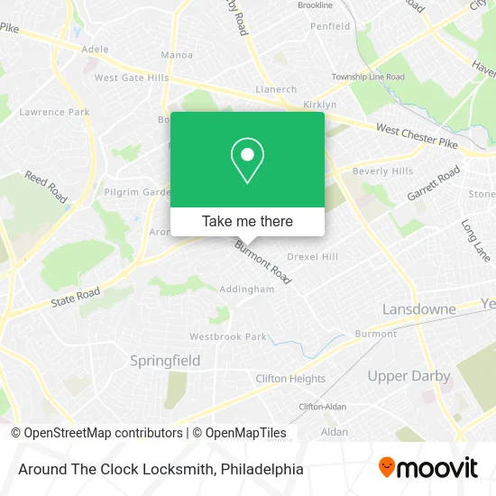Around The Clock Locksmith map