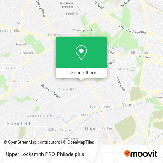 Upper Locksmith PRO map