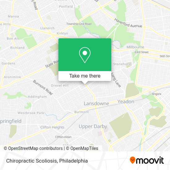Chiropractic Scoliosis map