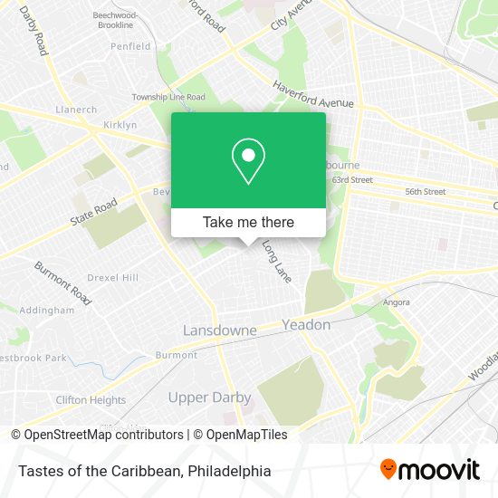 Tastes of the Caribbean map