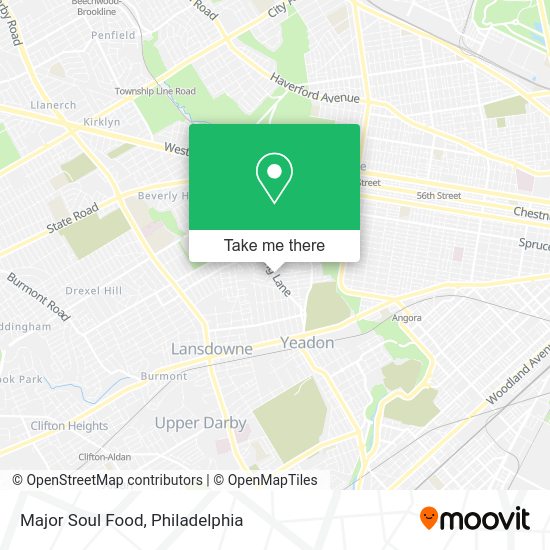Mapa de Major Soul Food