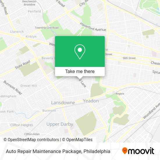 Auto Repair Maintenance Package map