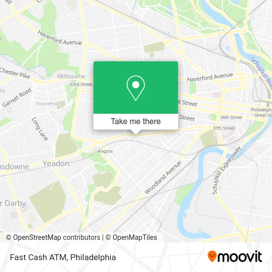 Fast Cash ATM map