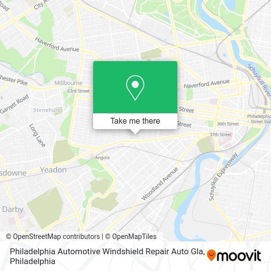 Philadelphia Automotive Windshield Repair Auto Gla map