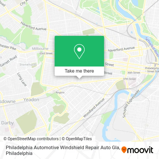 Mapa de Philadelphia Automotive Windshield Repair Auto Gla