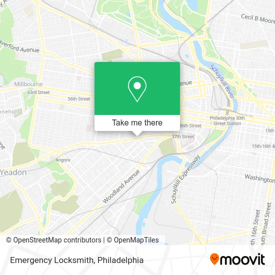 Emergency Locksmith map