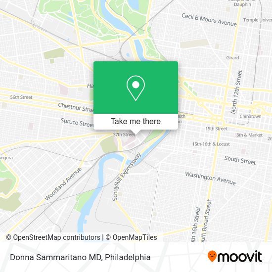 Donna Sammaritano MD map