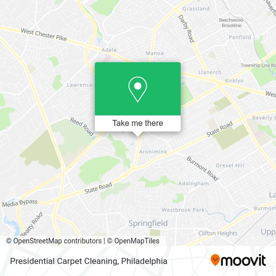 Mapa de Presidential Carpet Cleaning