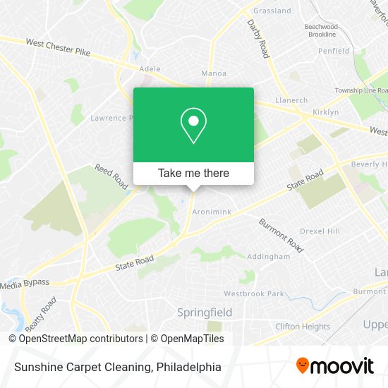 Sunshine Carpet Cleaning map