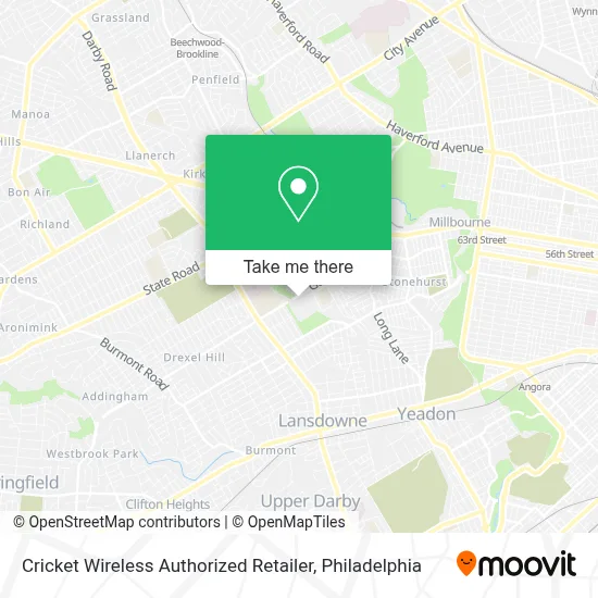 Cricket Wireless Authorized Retailer map