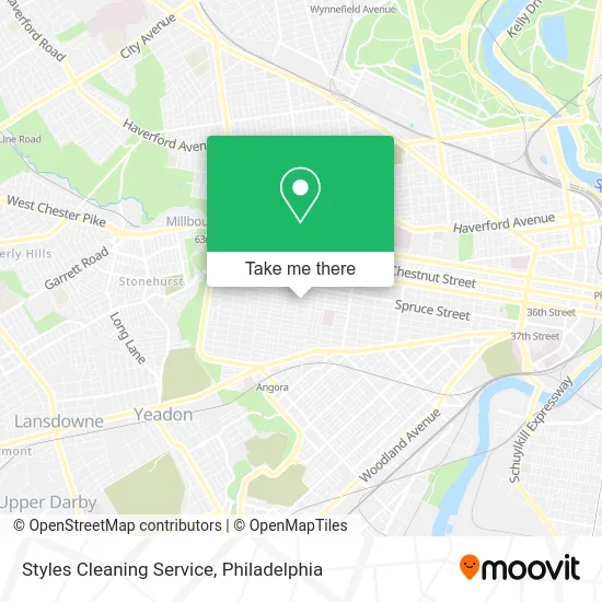 Styles Cleaning Service map
