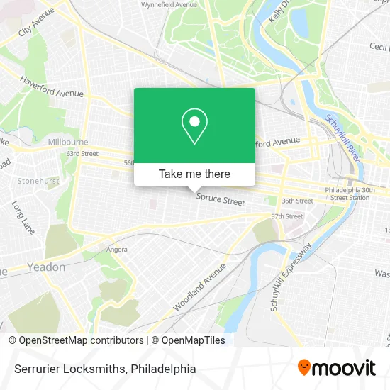 Serrurier Locksmiths map