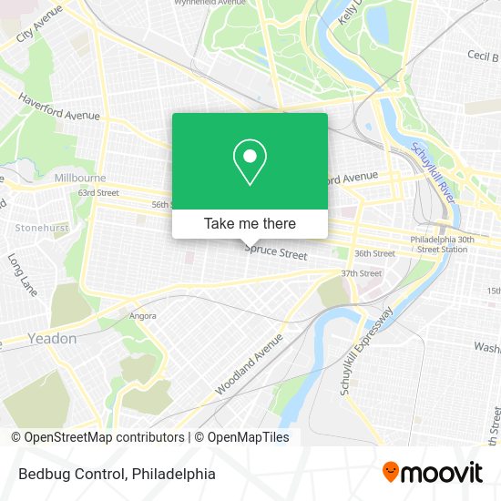 Bedbug Control map