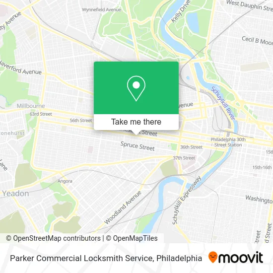 Parker Commercial Locksmith Service map