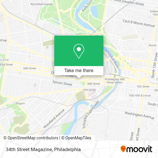 34th Street Magazine map