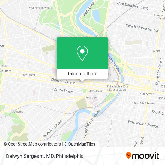 Delwyn Sargeant, MD map