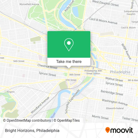 Bright Horizons map