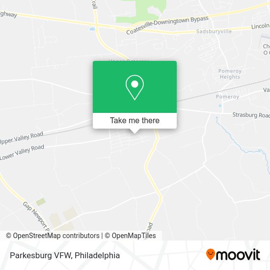 Mapa de Parkesburg VFW