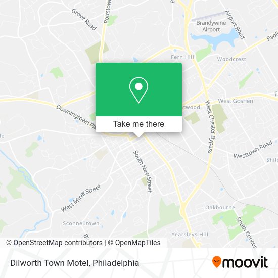 Dilworth Town Motel map