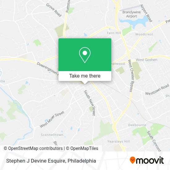 Stephen J Devine Esquire map