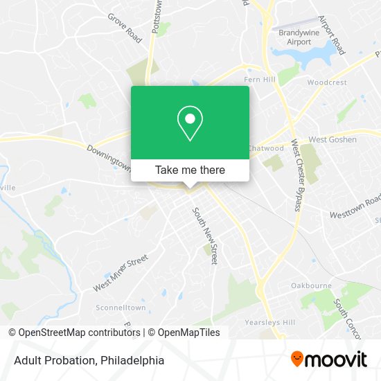 Adult Probation map