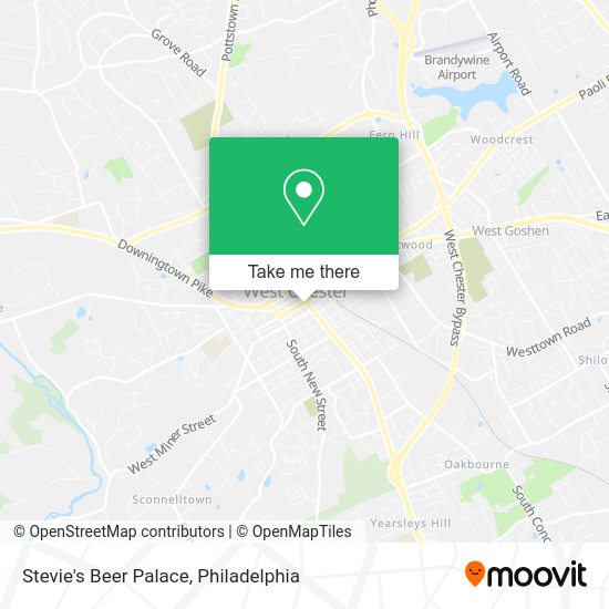 Stevie's Beer Palace map