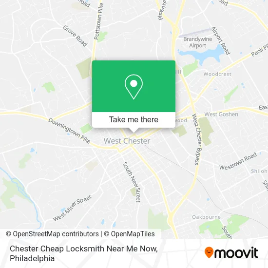 Chester Cheap Locksmith Near Me Now map