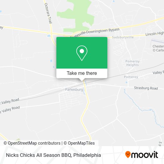 Nicks Chicks All Season BBQ map