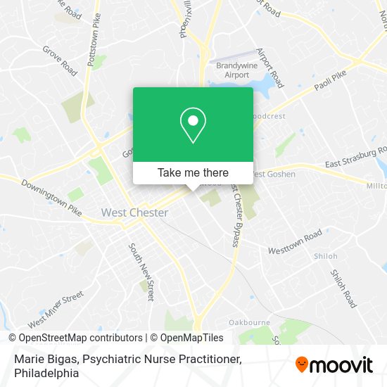 Mapa de Marie Bigas, Psychiatric Nurse Practitioner
