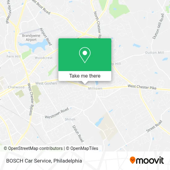 BOSCH Car Service map