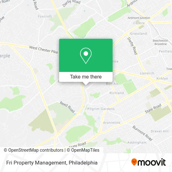Fri Property Management map