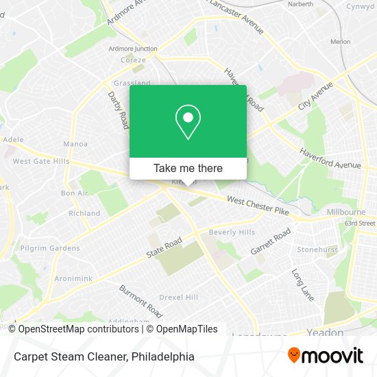 Carpet Steam Cleaner map