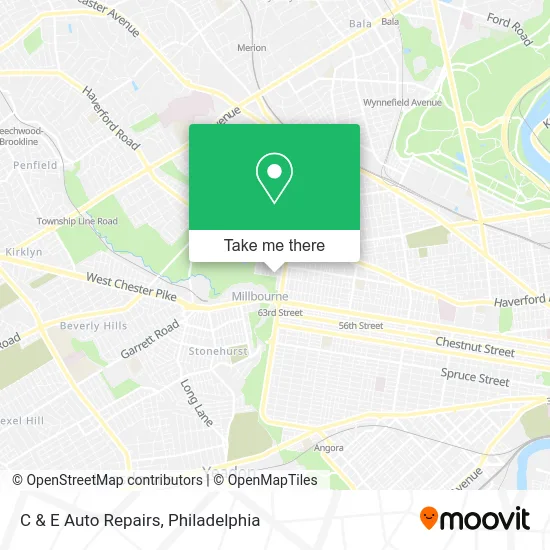 C & E Auto Repairs map