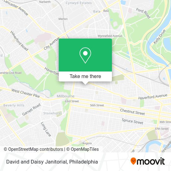 David and Daisy Janitorial map