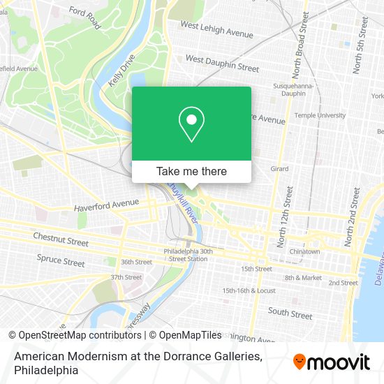 Mapa de American Modernism at the Dorrance Galleries