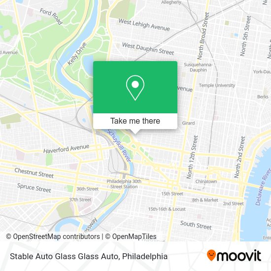 Mapa de Stable Auto Glass Glass Auto
